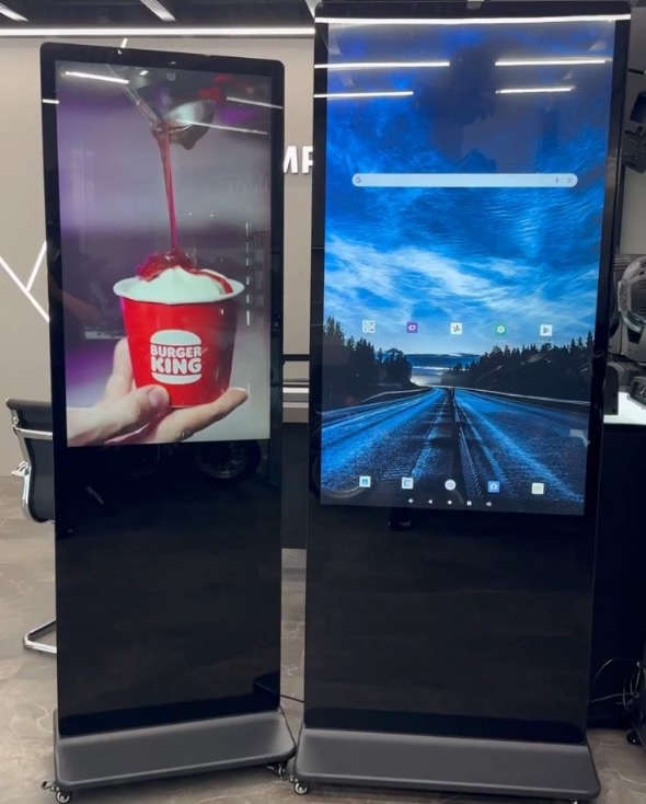Totens Brasil - Totem Digital de 55 Polegadas Touch Screen